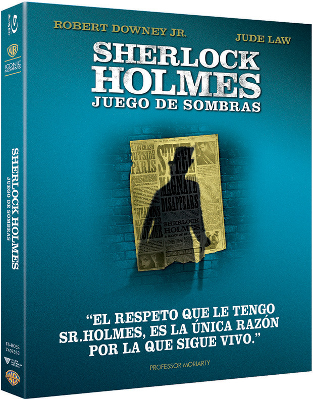 carátula Sherlock Holmes: Juego de Sombras (Iconic Moments) Blu-ray 1