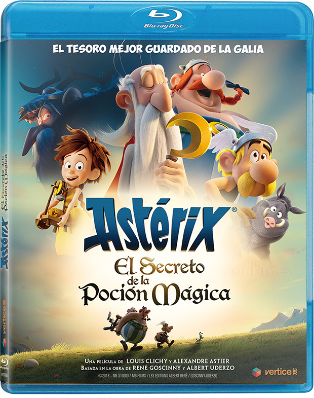 carátula Asterix: El Secreto de la Poción Mágica Blu-ray 1