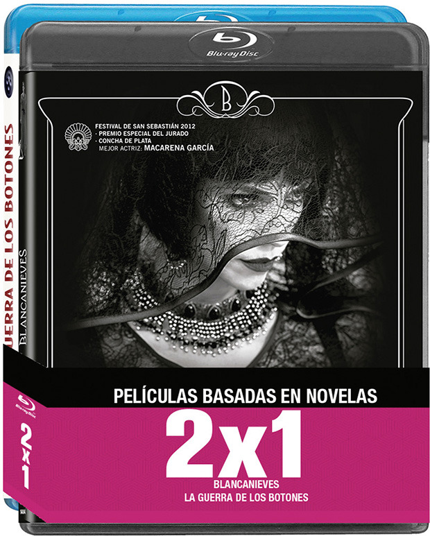 carátula Pack Blancanieves + La Guerra de los Botones Blu-ray 1