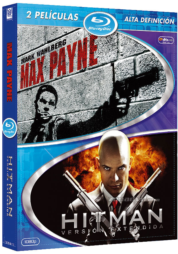 carátula Pack Max Payne + Hitman Blu-ray 1