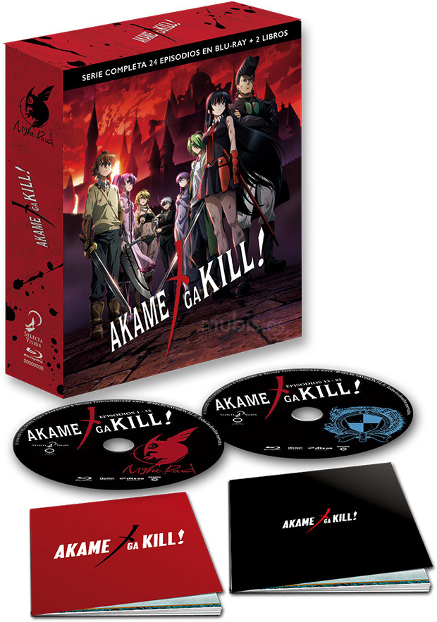 carátula Akame ga Kill! - Serie Completa Blu-ray 1