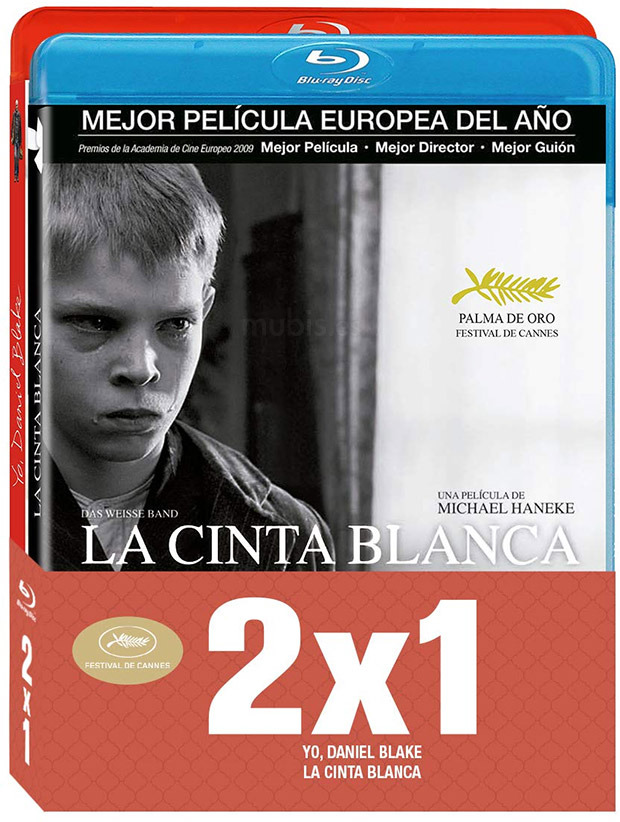 carátula Pack La Cinta Blanca + Yo, Daniel Blake Blu-ray 1