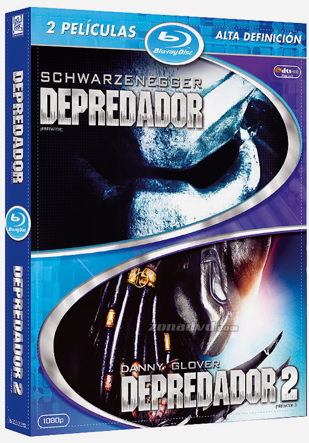 carátula Pack Depredador + Depredador 2 Blu-ray 1