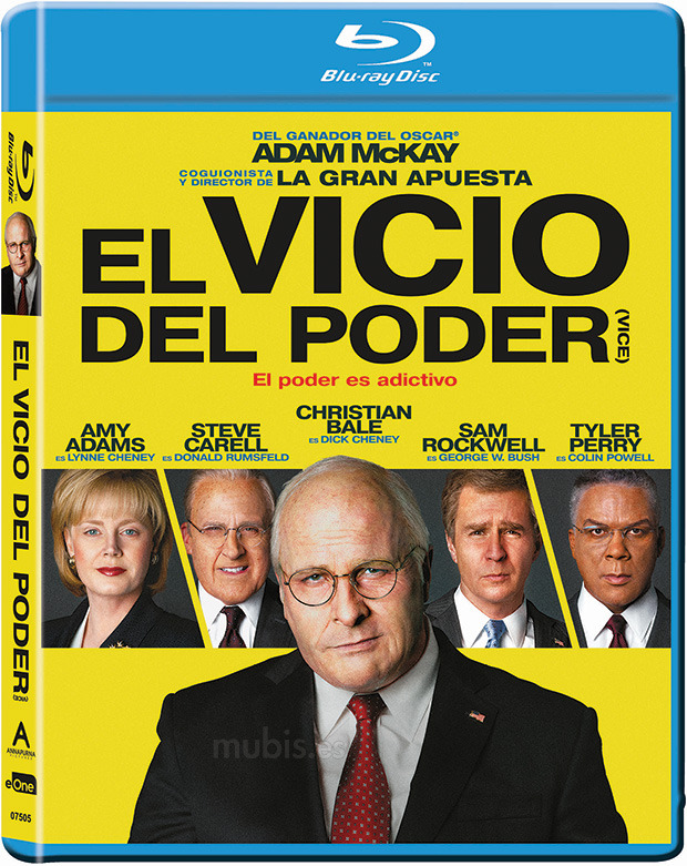 carátula El Vicio del Poder Blu-ray 1