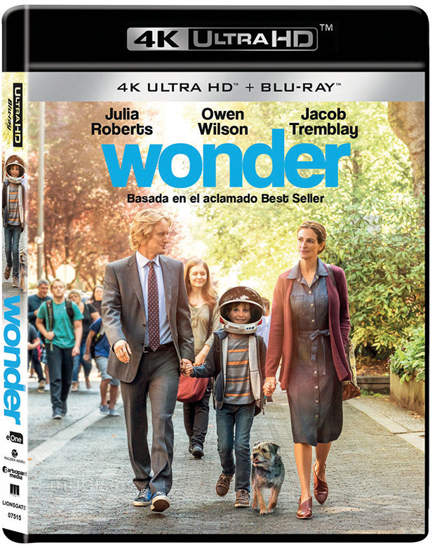 carátula Wonder Ultra HD Blu-ray 1