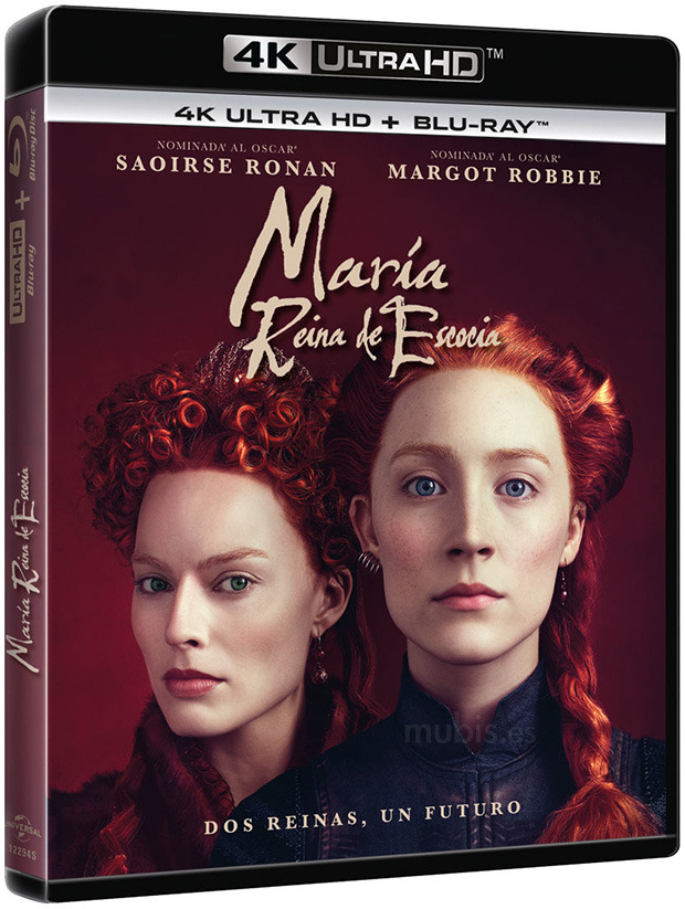carátula María Reina de Escocia Ultra HD Blu-ray 1