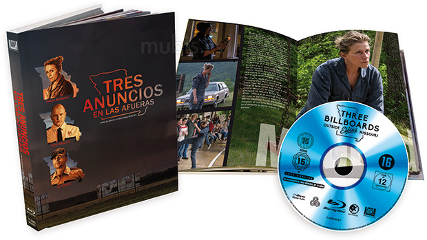 carátula Tres Anuncios en las Afueras - Edición Libro Blu-ray 1