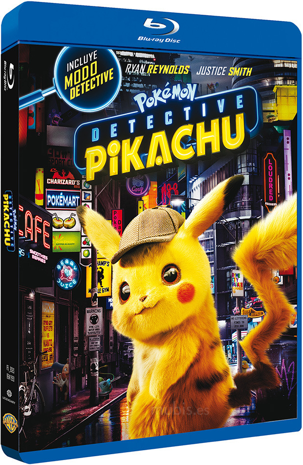 carátula Pokémon: Detective Pikachu Blu-ray 1