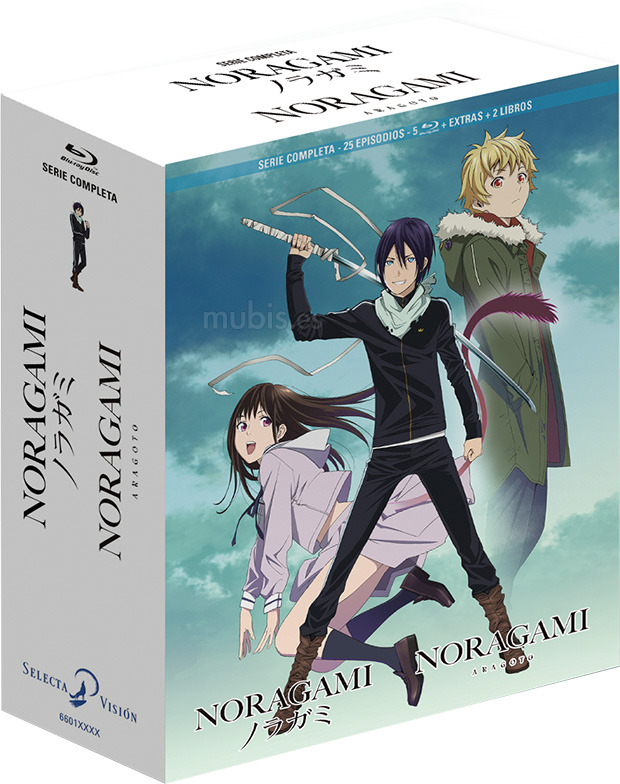 carátula Noragami + Noragami Aragoto - Serie Completa Blu-ray 1