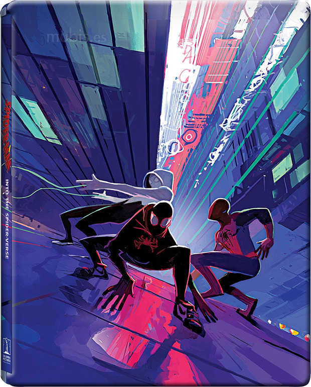 carátula Spider-Man: Un Nuevo Universo - Edición Metálica Blu-ray 1