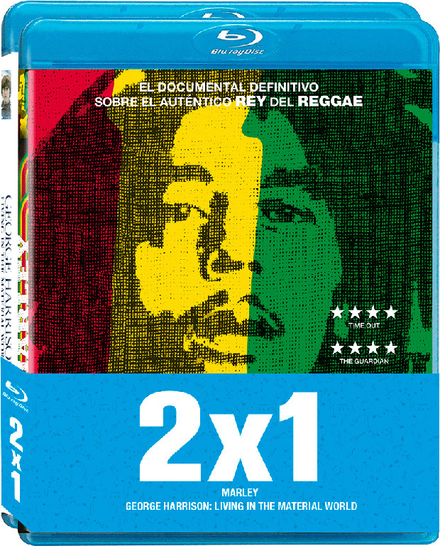 Pack Marley + George Harrison: Living In The Material World Blu-ray