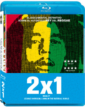 Pack Marley + George Harrison: Living In The Material World Blu-ray