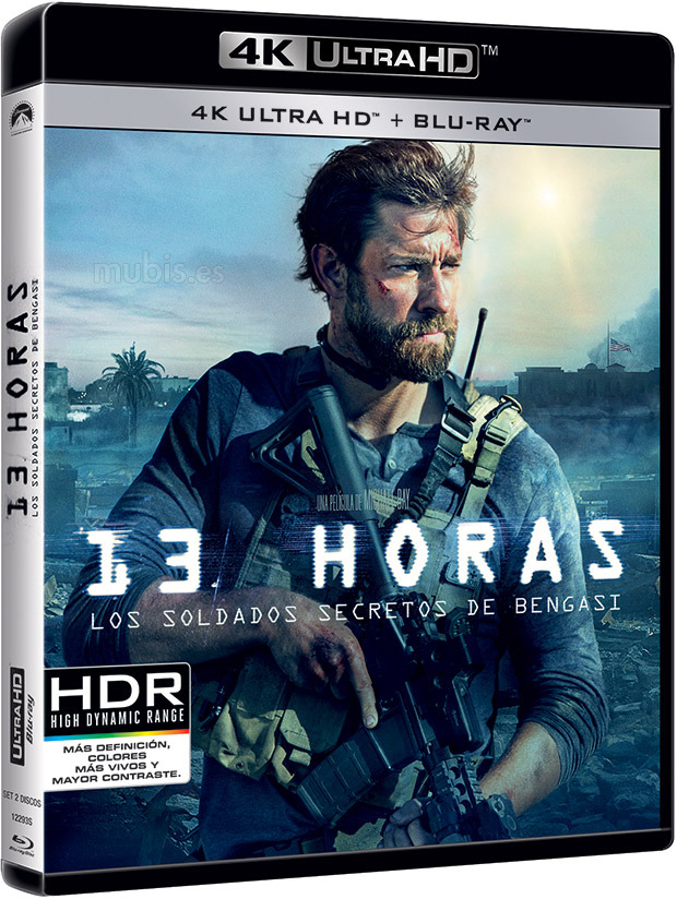 carátula 13 Horas: Los Soldados Secretos de Bengasi Ultra HD Blu-ray 1