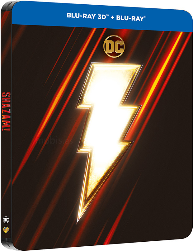 carátula ¡Shazam! - Edición Metálica Blu-ray 3D 1