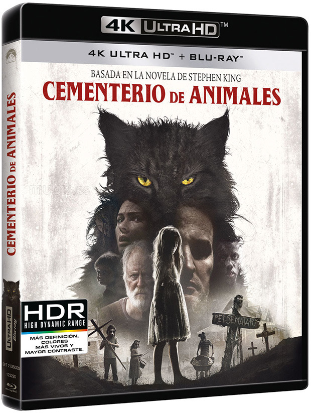 carátula Cementerio de Animales Ultra HD Blu-ray 1