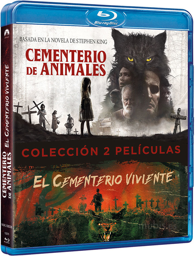 carátula Pack El Cementerio Viviente + Cementerio de Animales Blu-ray 1