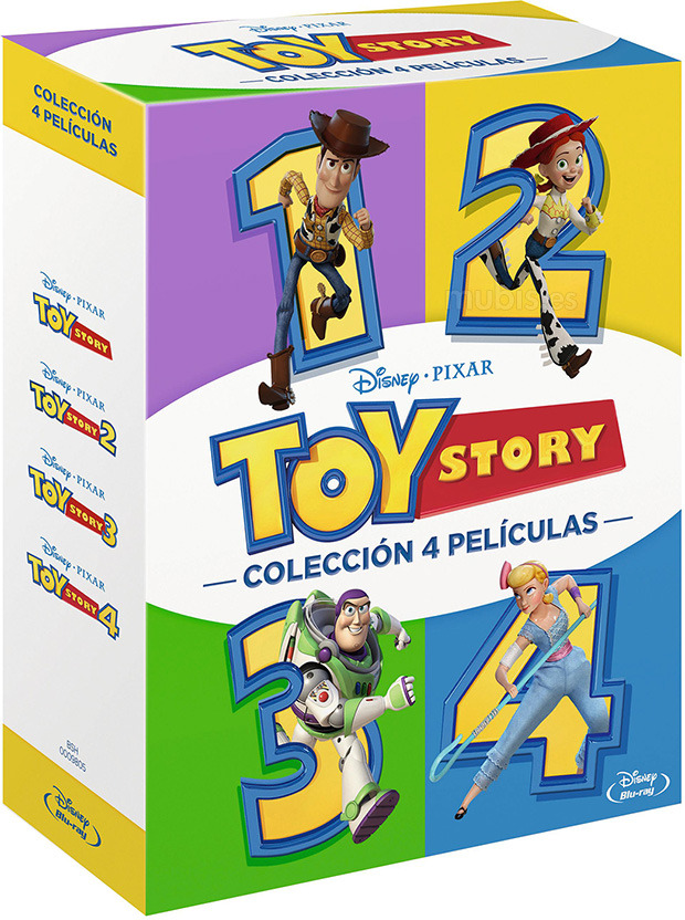 carátula Pack Toy Story 1 a 4 Blu-ray 1