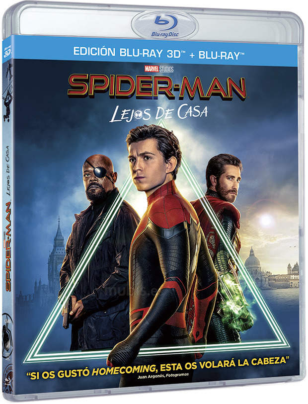 carátula Spider-Man: Lejos de Casa Blu-ray 3D 1