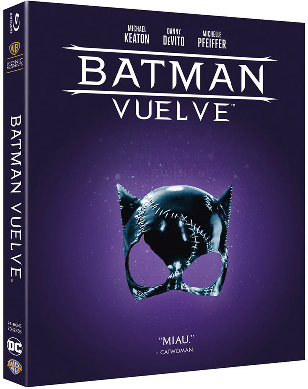 carátula Batman Vuelve (Iconic Moments) Blu-ray 1