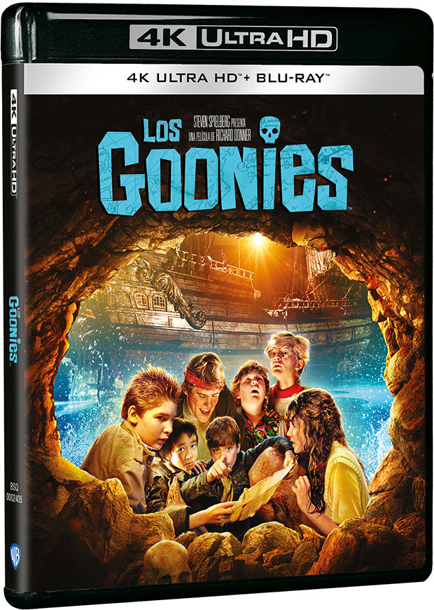 carátula Los Goonies Ultra HD Blu-ray 1