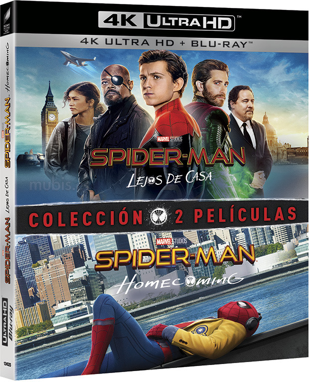 carátula Pack Spider-Man: Homecoming + Spider-Man: Lejos de Casa Ultra HD Blu-ray 1