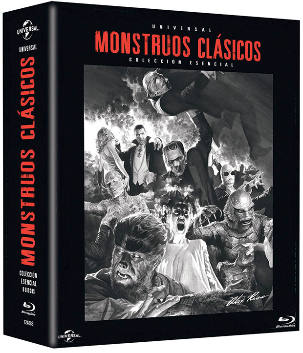 carátula Monstruos Clásicos Universal - Colección Esencial Blu-ray 1