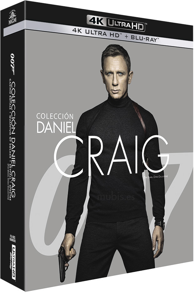carátula Colección Daniel Craig (James Bond) Ultra HD Blu-ray 1