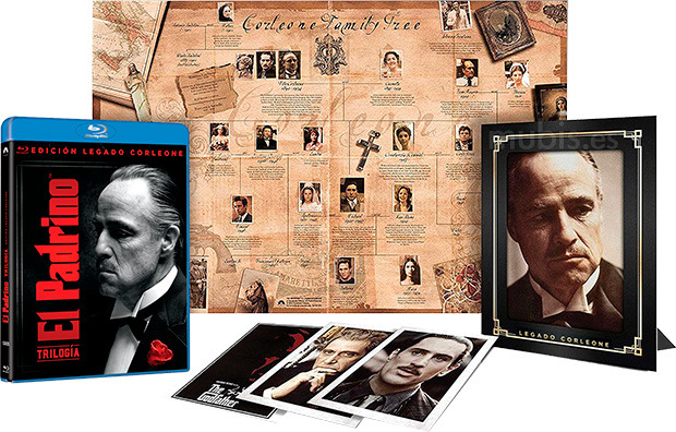 carátula Trilogía El Padrino - Edición Legado Corleone Blu-ray 1