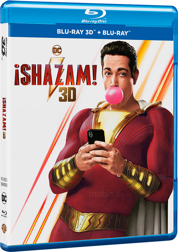 carátula ¡Shazam! Blu-ray 3D 1