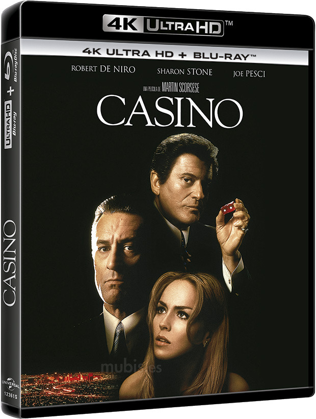 carátula Casino Ultra HD Blu-ray 1