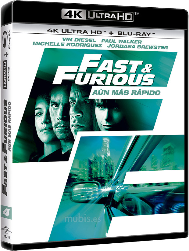 carátula Fast and Furious. Aún más Rápido Ultra HD Blu-ray 1