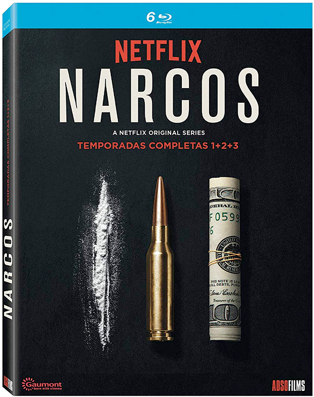 carátula Narcos - Temporadas 1 a 3 Blu-ray 1