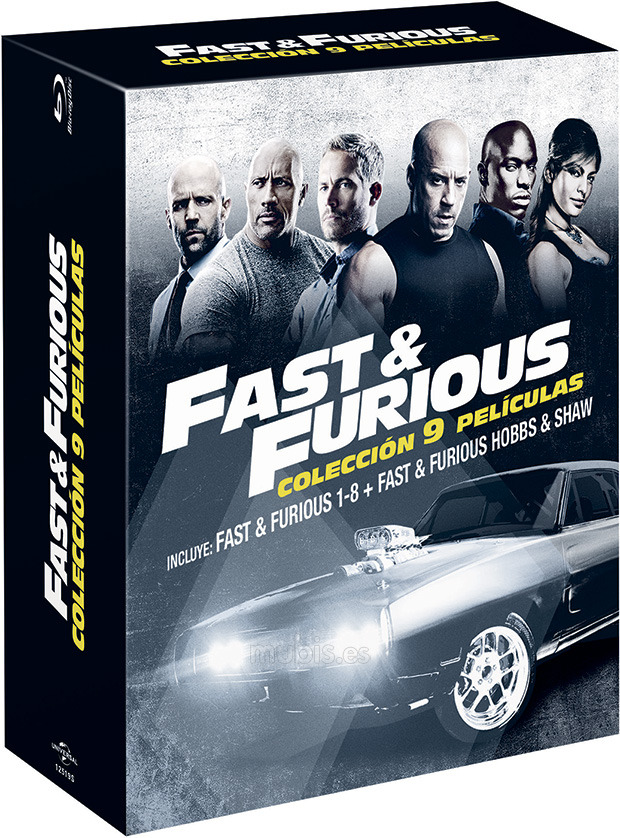 Fast & Furious - Colección 9 Películas Blu-ray