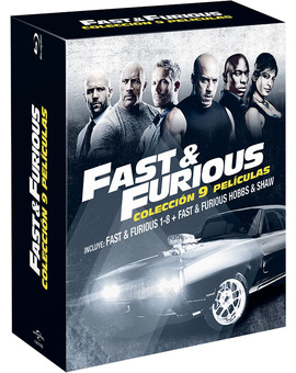Fast & Furious - Colección 9 Películas Blu-ray