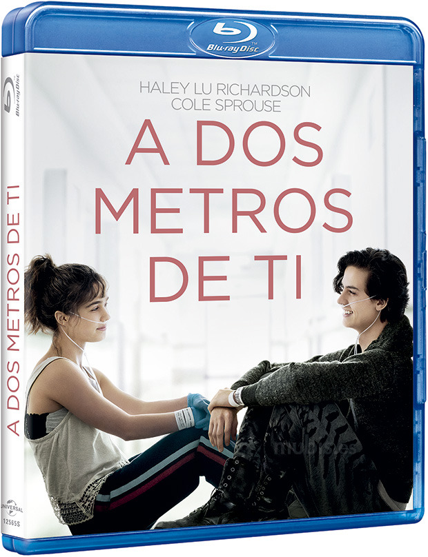carátula A Dos Metros de Ti Blu-ray 1