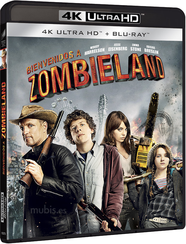 carátula Bienvenidos a Zombieland Ultra HD Blu-ray 1