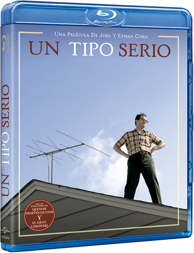 carátula Un Tipo Serio Blu-ray 1