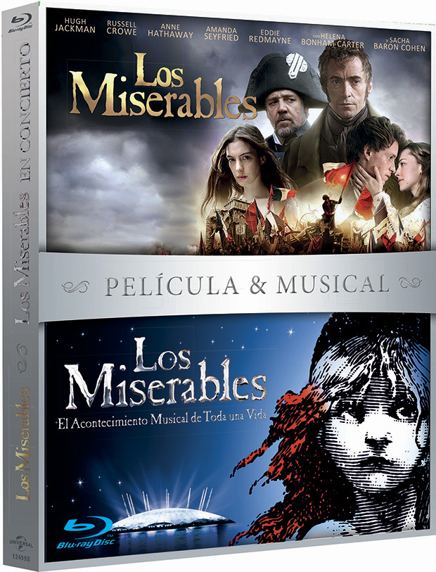 carátula Pack Los Miserables + Los Miserables (Concierto) Blu-ray 1