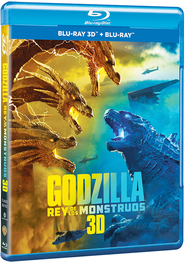 carátula Godzilla: Rey de los Monstruos Blu-ray 3D 1