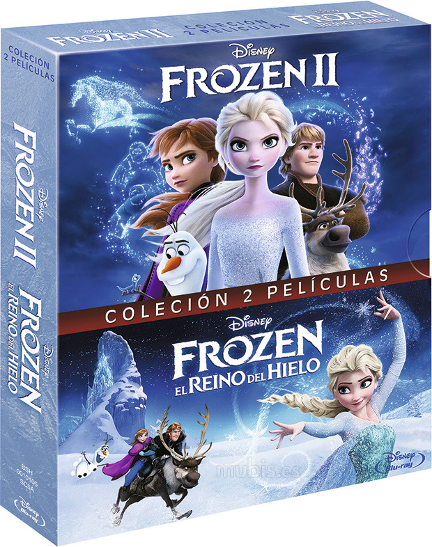 carátula Pack Frozen + Frozen II Blu-ray 1