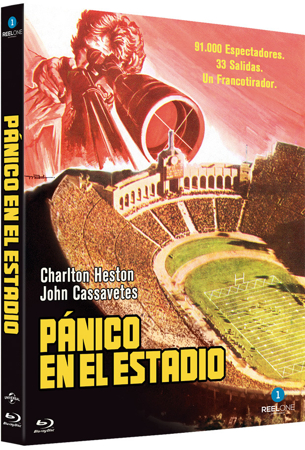 carátula Pánico en el Estadio - Edición Especial Blu-ray 1