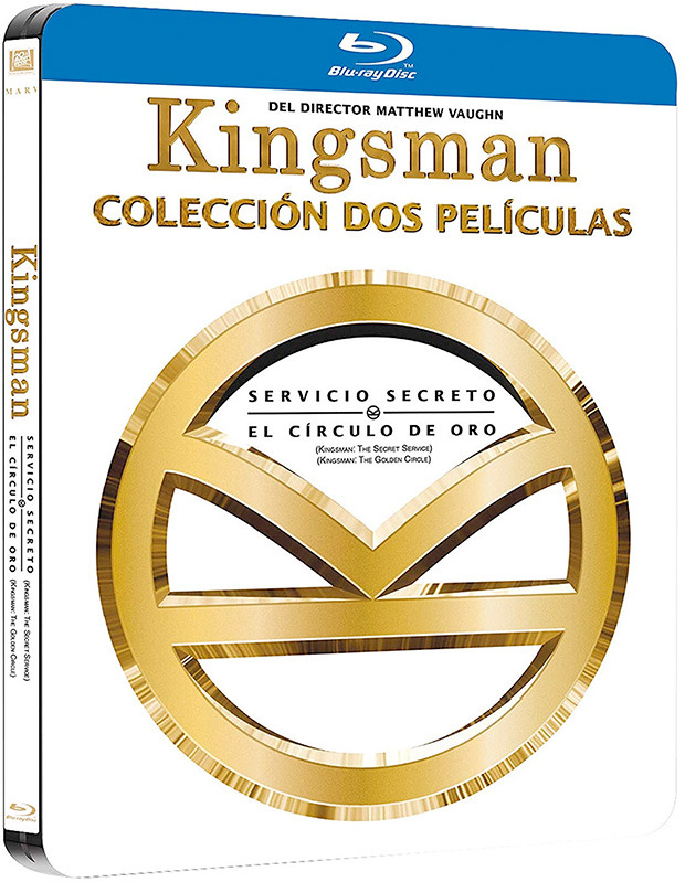 carátula Pack Kingsman: Servicio Secreto + Kingsman: El Círculo de Oro - Edición Metálica Blu-ray 1