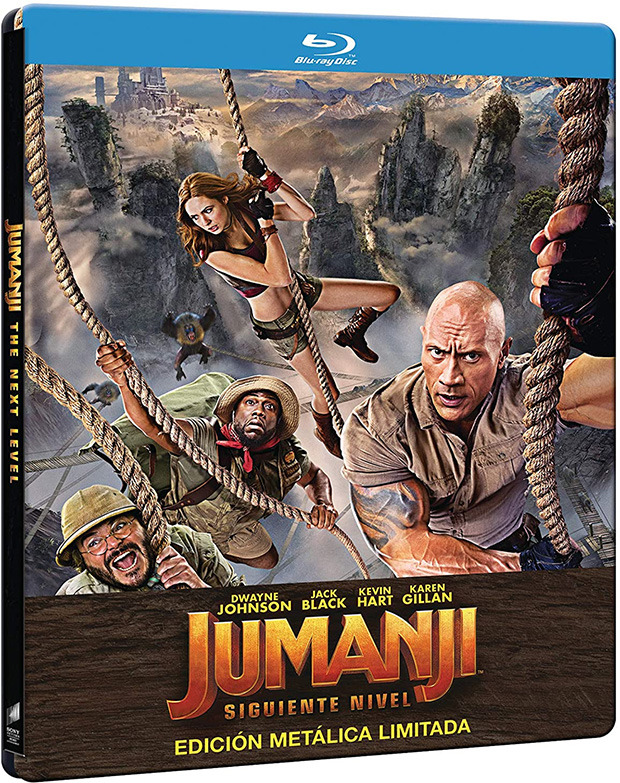 carátula Jumanji: Siguiente Nivel - Edición Metálica Blu-ray 1