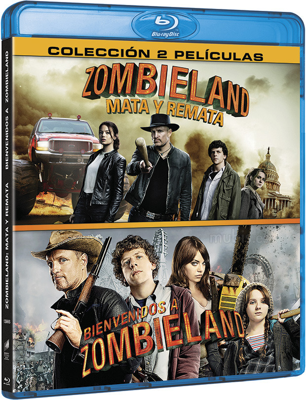 carátula Pack Bienvenidos a Zombieland + Zombieland: Mata y Remata Blu-ray 1