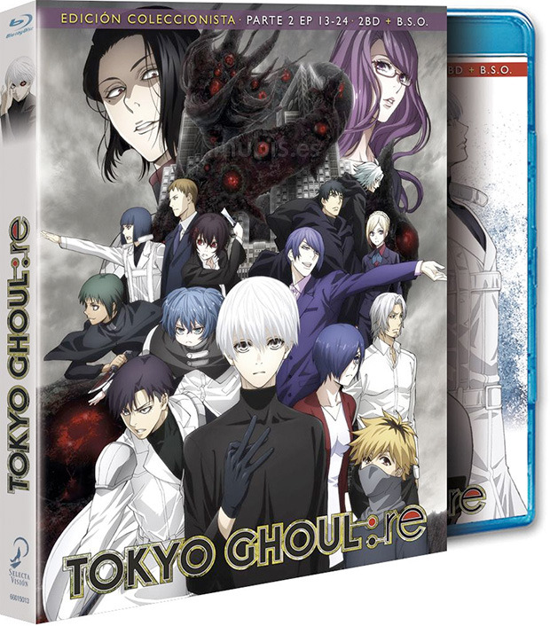 carátula Tokyo Ghoul: re - Parte 2 (Edición Coleccionista Blu-ray 1