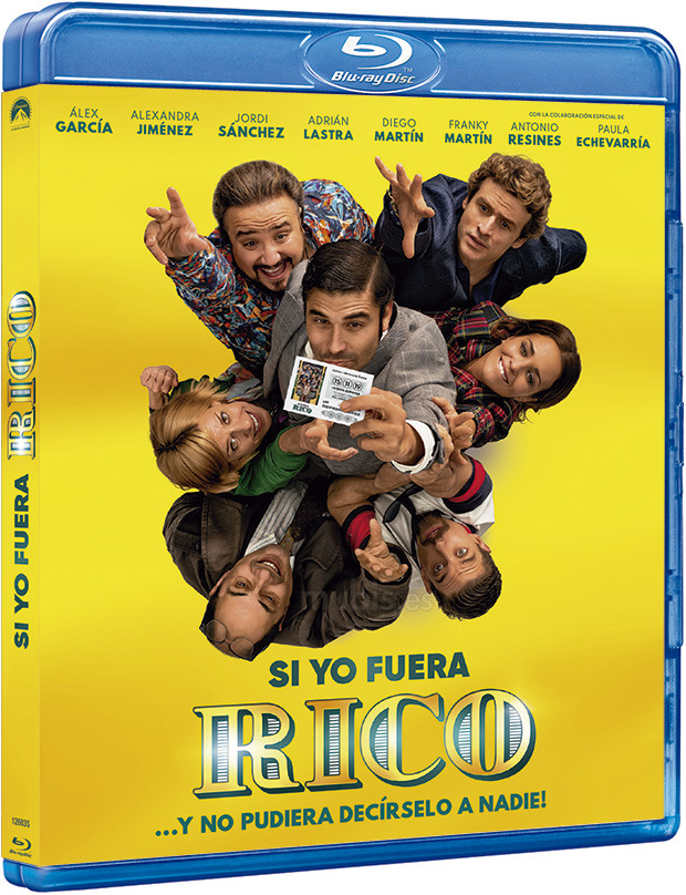 carátula Si Yo fuera Rico Blu-ray 1