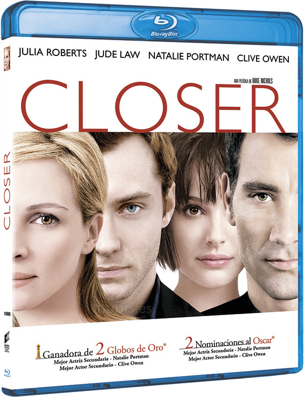 carátula Closer Blu-ray 1