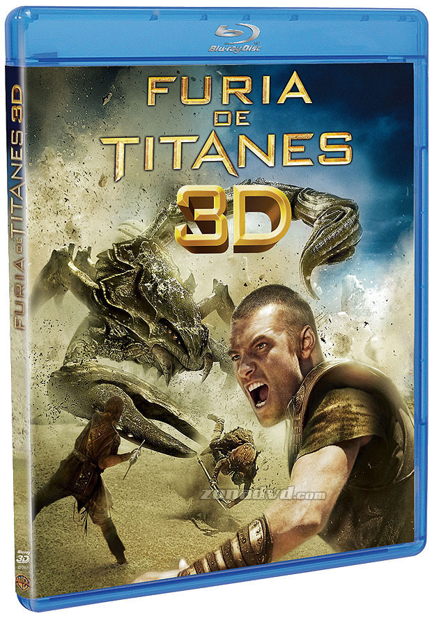carátula Furia de Titanes (2010) Blu-ray 3D 1