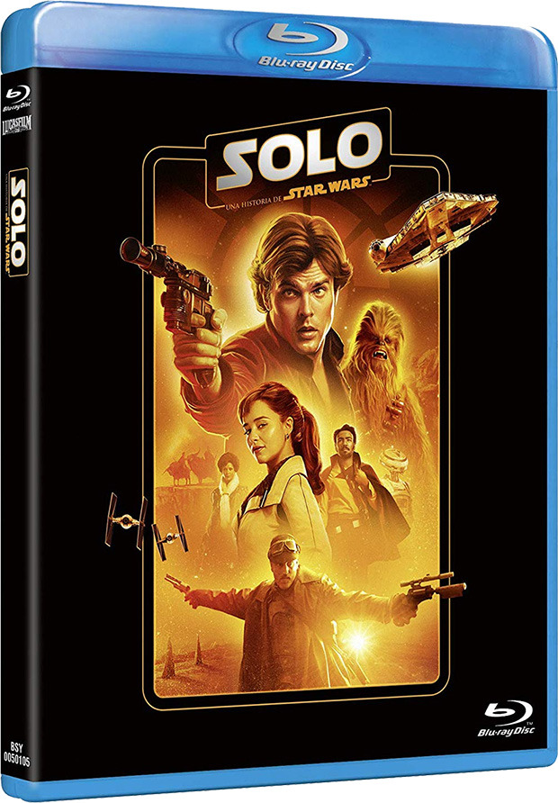 carátula Han Solo: Una Historia de Star Wars Blu-ray 1