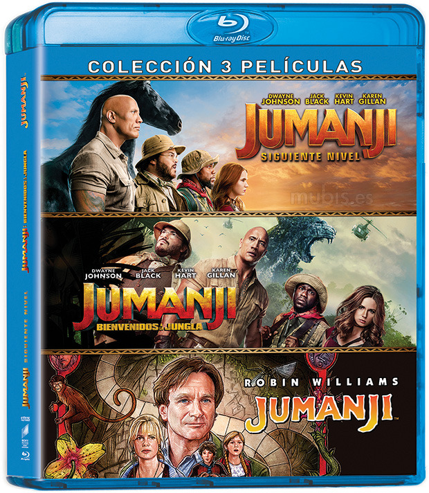 Pack Jumanji + Jumanji: Bienvenidos a la Jungla + Jumanji: Siguiente Nivel Blu-ray